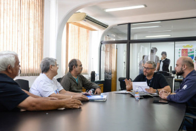 Rodrigo Drable recebe diretores do Sindicato dos Metalúrgicos