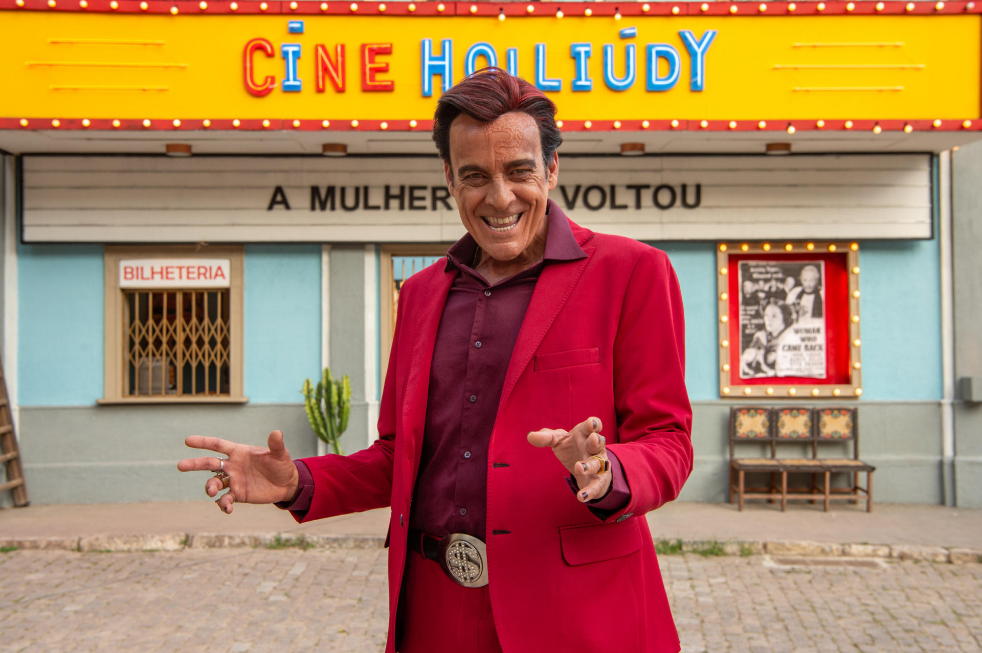 Diabo (Alexandre Borges) em 'Cine Holliúdy' - Reprodução/Globo