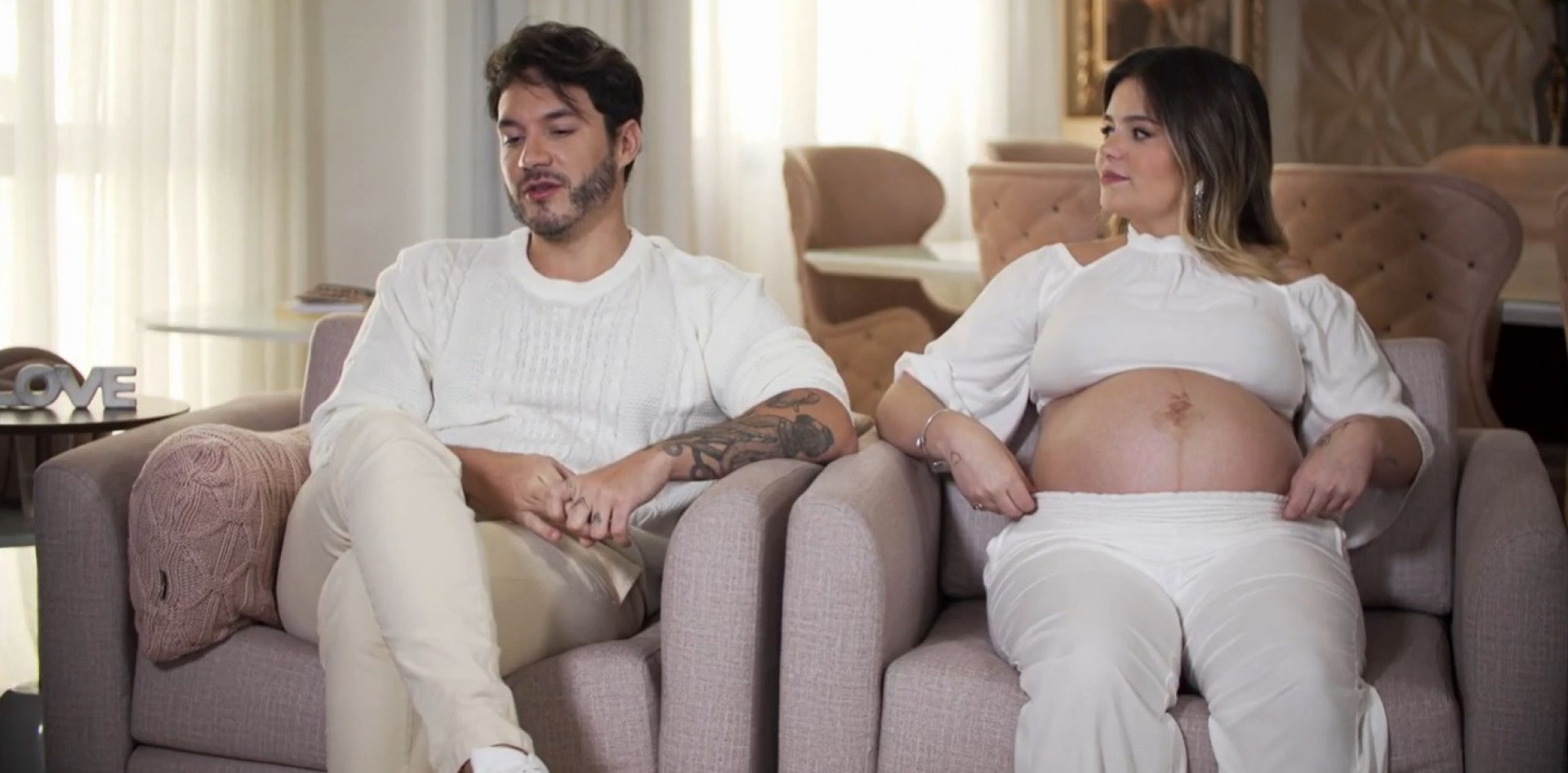 Viih Tube e Eliezer no 'Fantástico' - Reprodução / Internet