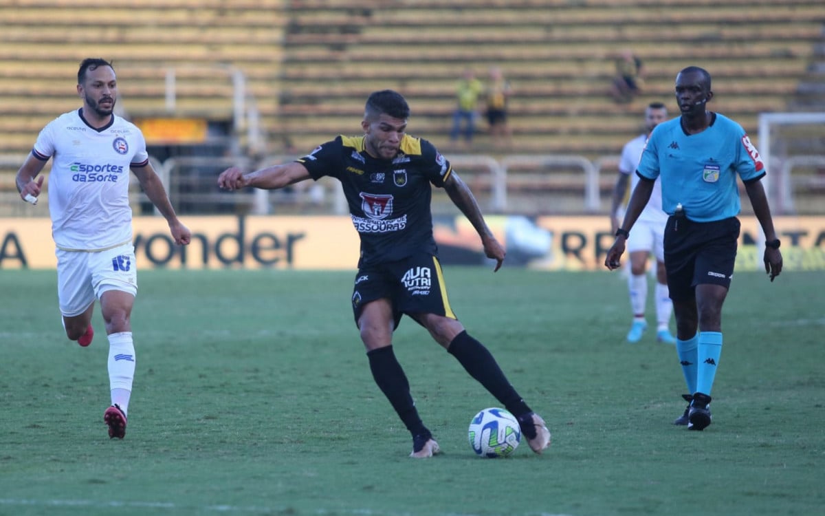Volta Redonda perdeu em casa para o Bahia na terceira fase da Copa do Brasil