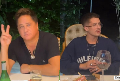 Leonardo e João Guilherme surgem juntos pela primeira vez após polêmica familiar