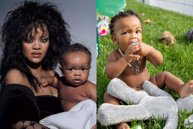 Rihanna encanta a web com álbum de fotos do filho na Páscoa: 'Coisa mais fofa'