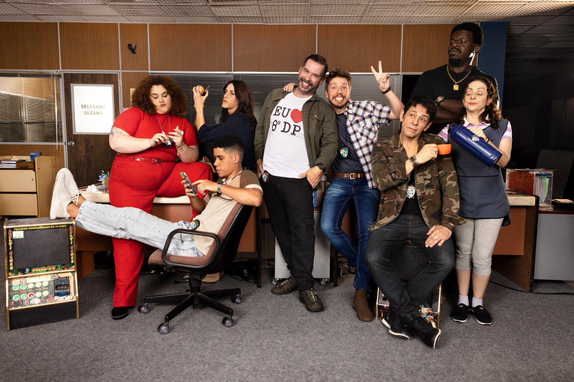 Leandro Hassum vive o delegado Suzano na série 'B.O.' - Julia Rodrigues/Netflix