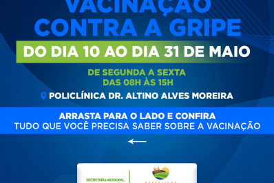Campanha de Vacinação contra a gripe é iniciada em Levy Gasparian