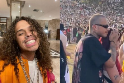 Depois de chocar com a cabeça raspada, Vitão aparece de visual mais estranho ainda; Veja