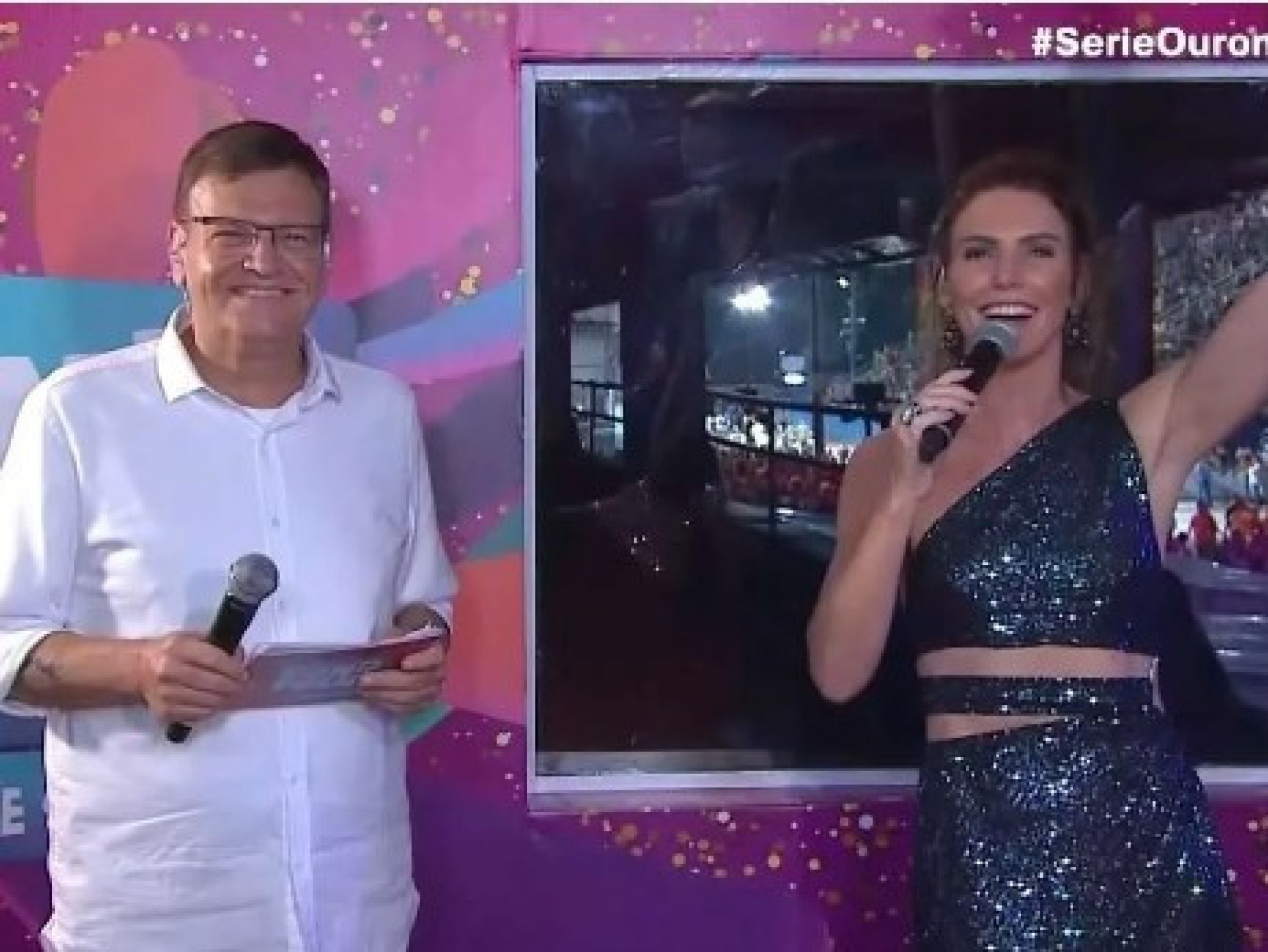 Glenda Kozlowski e Sérgio Maurício no Carnaval 2023 - Reprodução/Internet