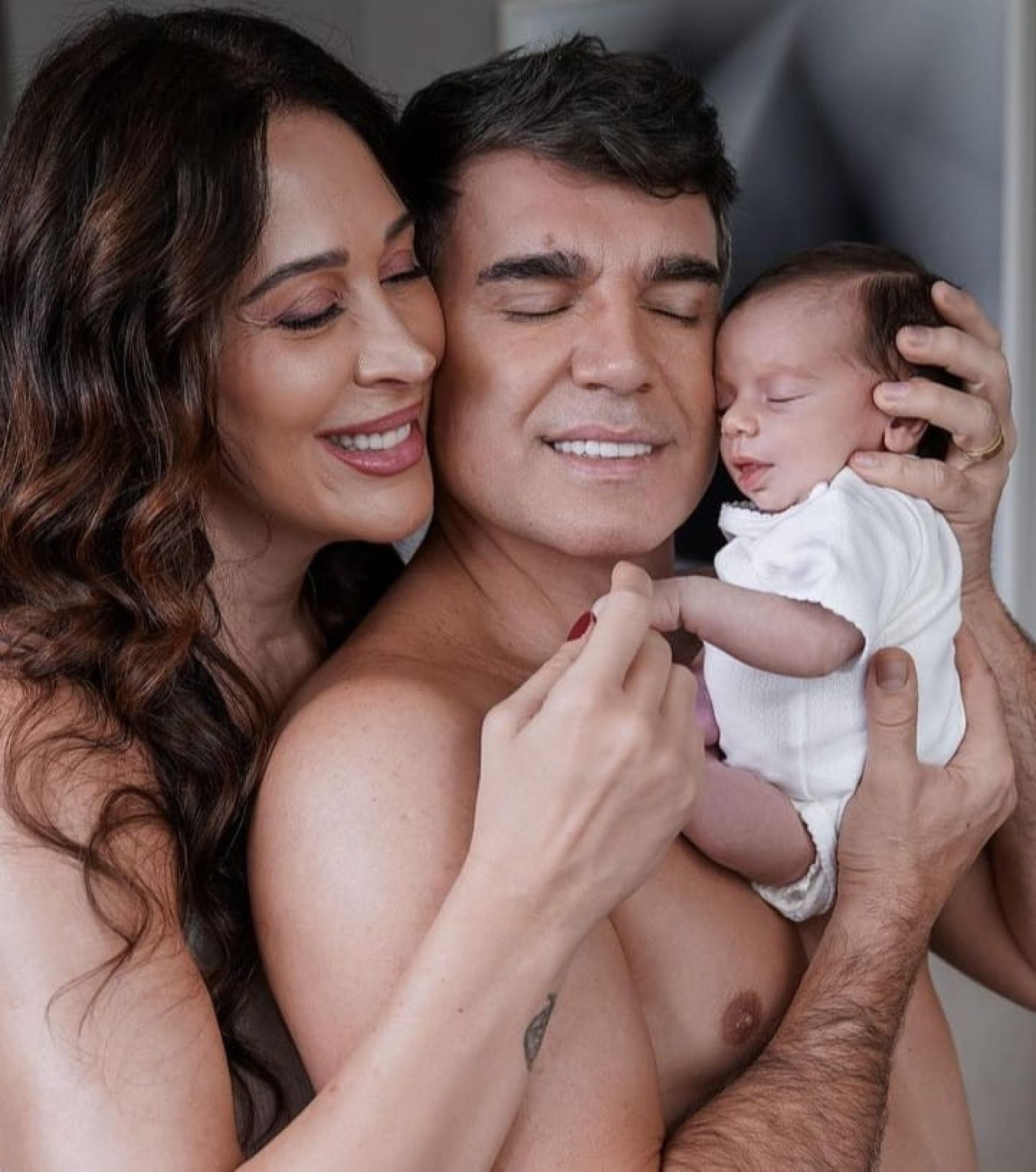 Luca, filho de Claudia Raia e Jarbas Homem de Mello, completou 2 meses - Reprodução/Instagram