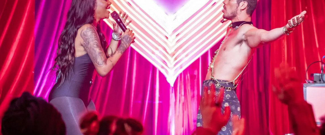 Ludmilla vai cantar com Lui Lorenzo (José Loreto) em participação especial na novela 'Vai na Fé' - Globo/Paulo Belote