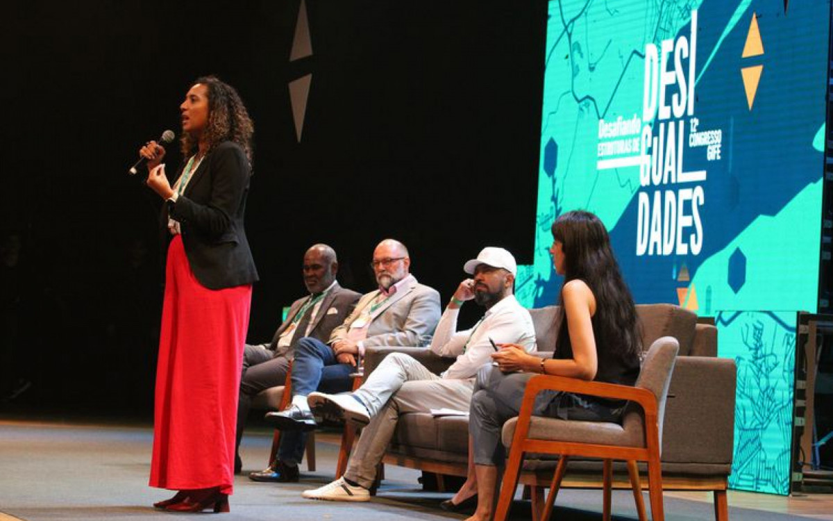 Anielle participa do 12&ordm; Congresso Gife, com o tema Desafiando Estruturas de Desigualdade