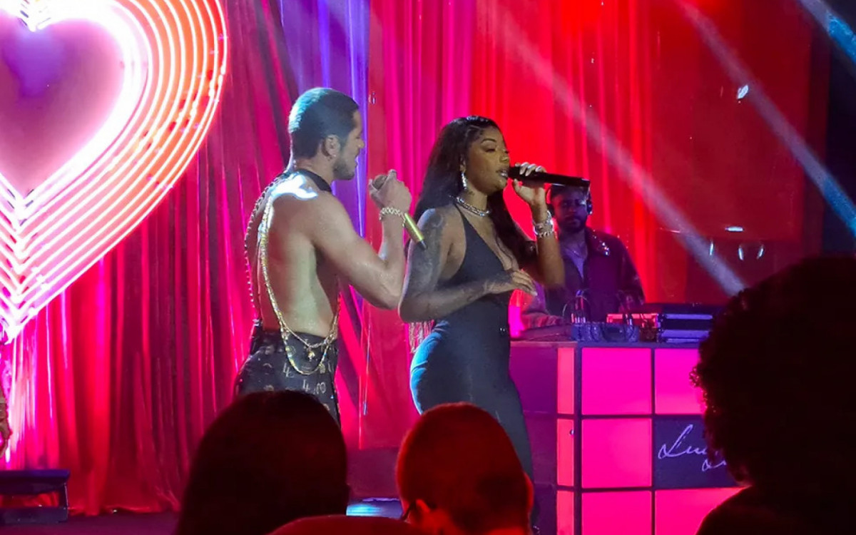 Ludmilla vai cantar com Lui Lorenzo (José Loreto) em participação especial na novela 'Vai na Fé' - Gshow/Renata Domingues