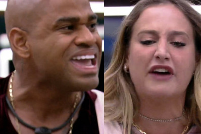 Fogo no parquinho! Bruna Griphao discute aos berros com Cezar Black: 'Vira homem'