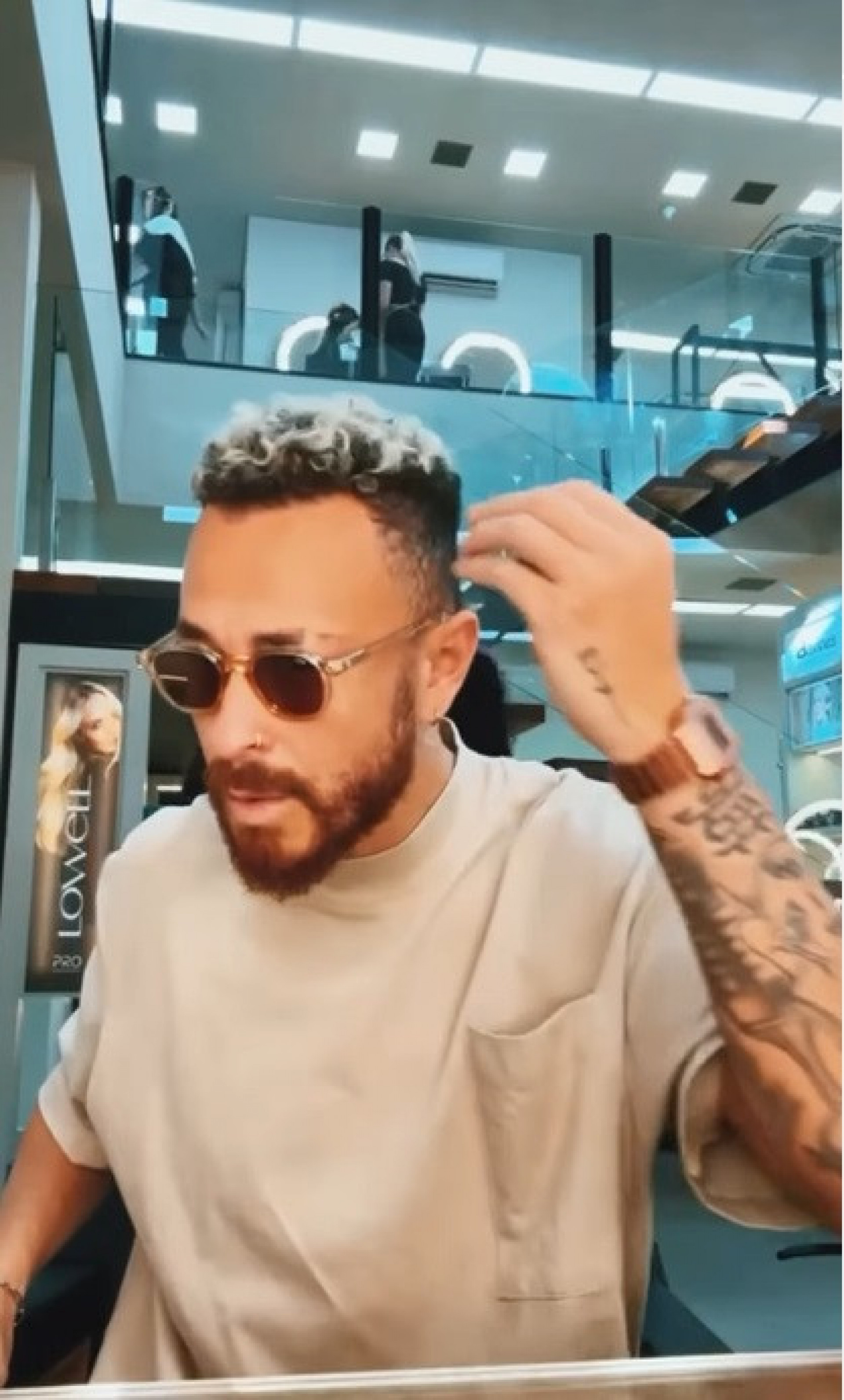 Fred exibe o novo visual nas redes sociais - Reprodução do Instagram