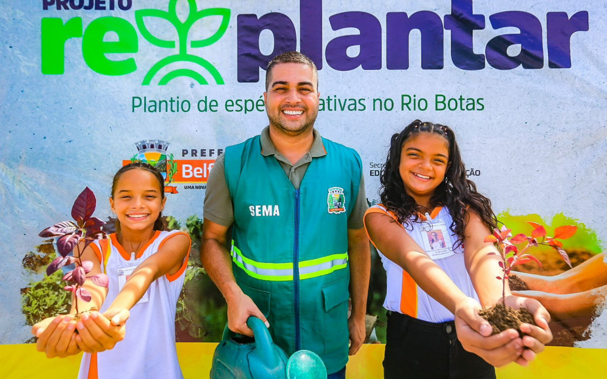 O secret&aacute;rio de Meio Ambiente, Igo Menezes, destacou as a&ccedil;&otilde;es de conscientiza&ccedil;&atilde;o com os alunos