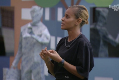 Aline Wirley se preocupa ao analisar opções de votos para o paredão: 'O que faço da minha vida?'