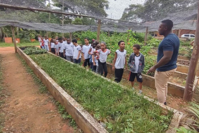 Educação Ambiental: alunos da rede municipal visitam Horto Municipal