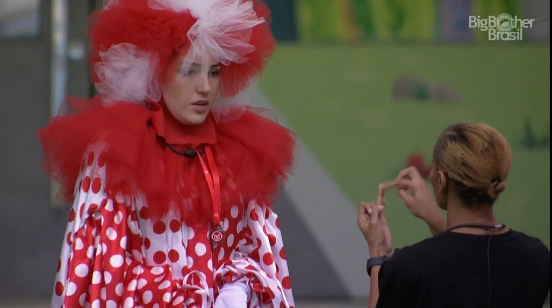 Aline e Amanda conversam sobre a formação do paredão do 'BBB 23' - Reprodução de vídeo / TV Globo