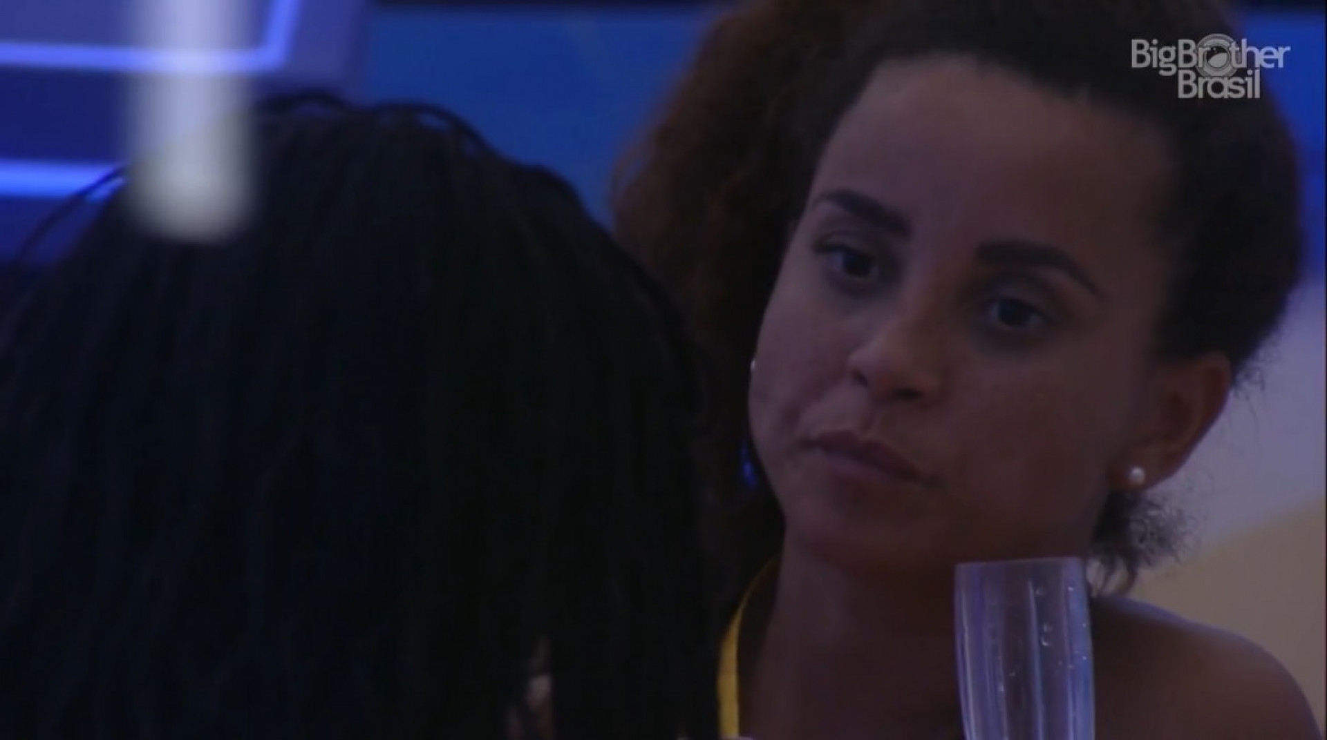 Domitila e Sarah conversam sobre a formação do próximo paredão  - Reprodução de vídeo / TV Globo