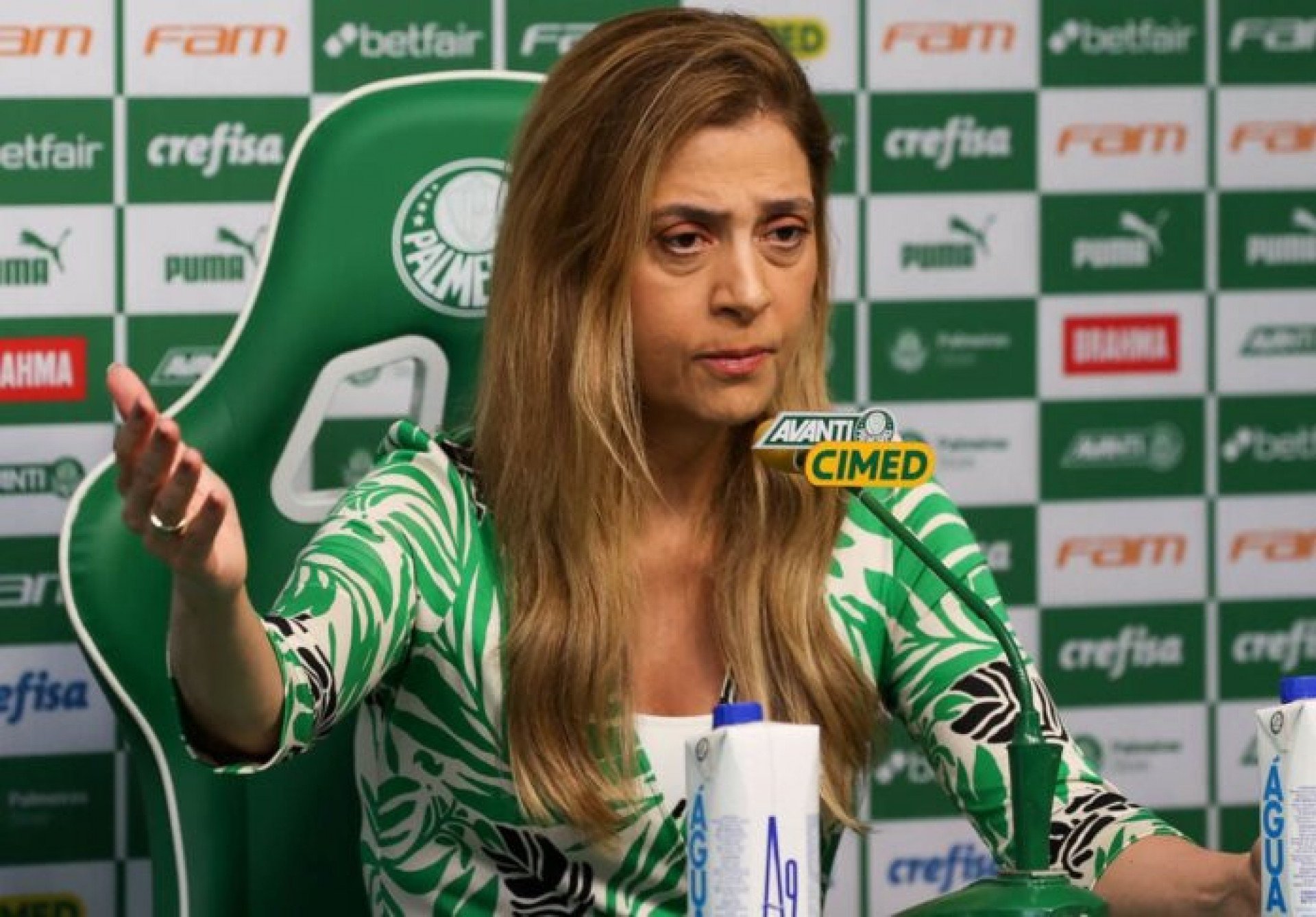 Leila Pereira é a presidente do Palmeiras - Cesar Greco / Palmeiras