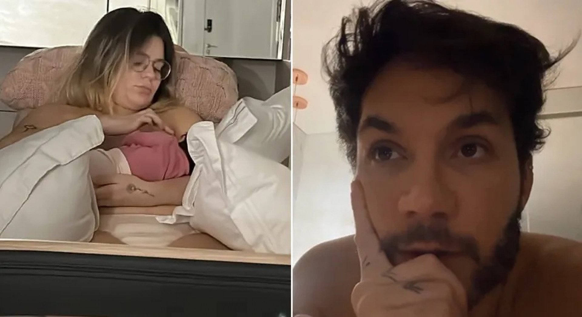 Eliezer mostra Viih Tube amamentando  - Reprodução / Instagram