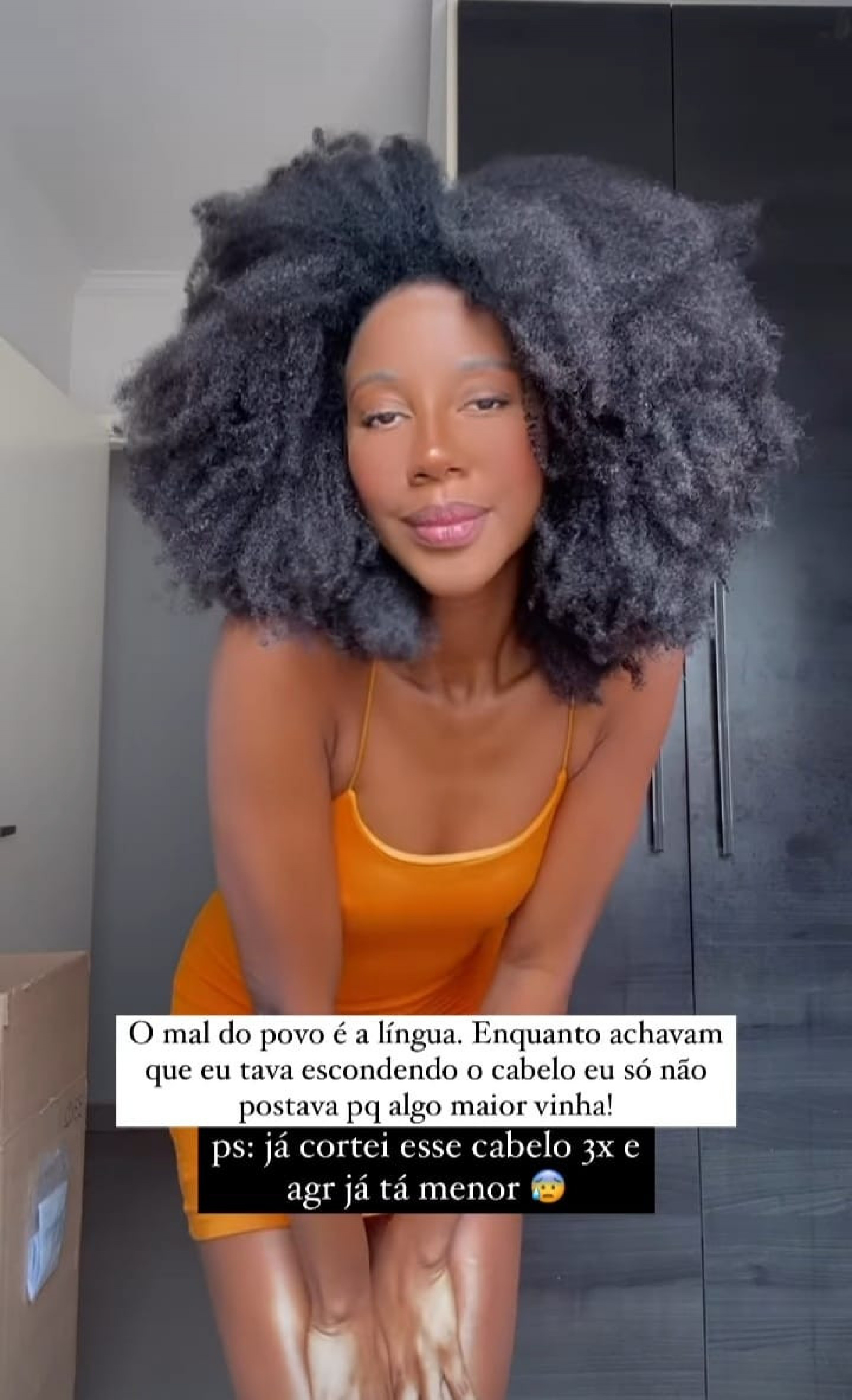 Camilla de Lucas finalizou transição capilar  - Reprodução/Instagram 