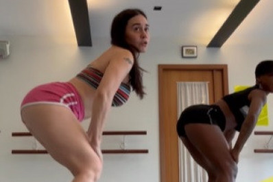 Alessandra Negrini rebola muito ao som de Anitta e Kevinho; veja o vídeo