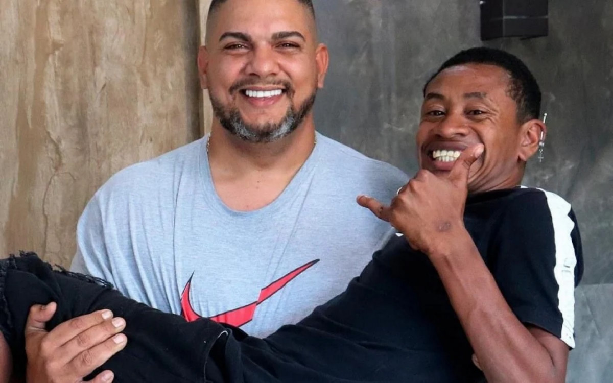 O sargento Paulo Aguiar e Guto criaram uma rela&ccedil;&atilde;o de pai e filho