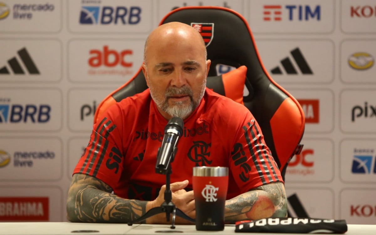 Novo treinador do Flamengo, o t&eacute;cnico Sampaoli. 