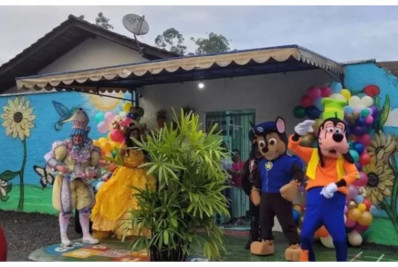 Creche atacada em Blumenau reabre após mutirão de reforma de pais, professores e voluntários