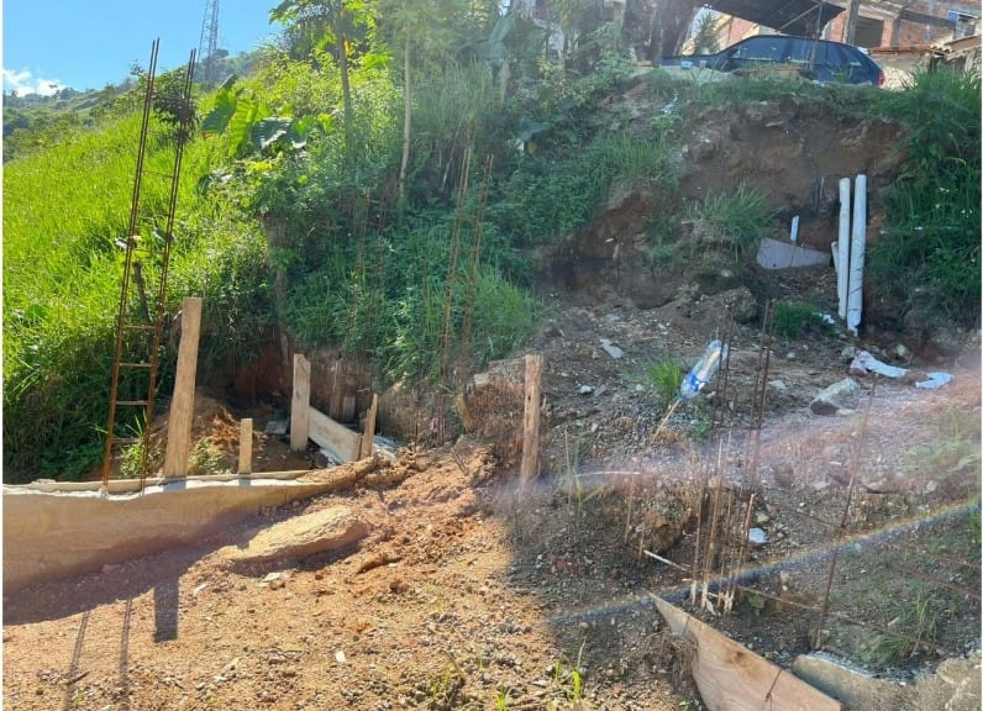 Constru&ccedil;&atilde;o irregular na Monsuaba  - Divulga&ccedil;&atilde;o/Disque Den&uacute;ncia