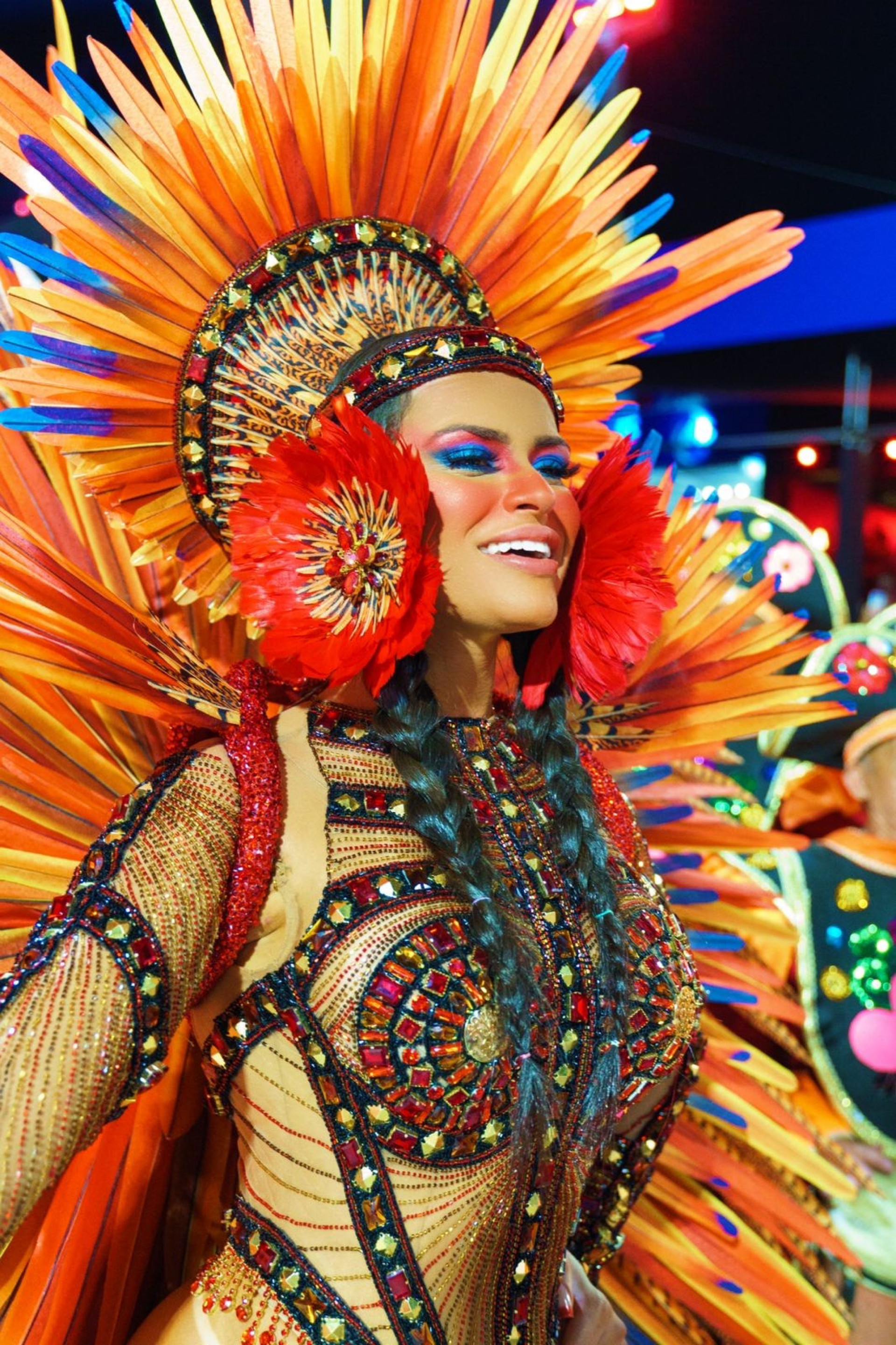 Nathalia Hino permanece como Rainha de Bateria da Estácio de Sá - Divulgação / Cris Cândido / Palmer Assessoria de Comunicação