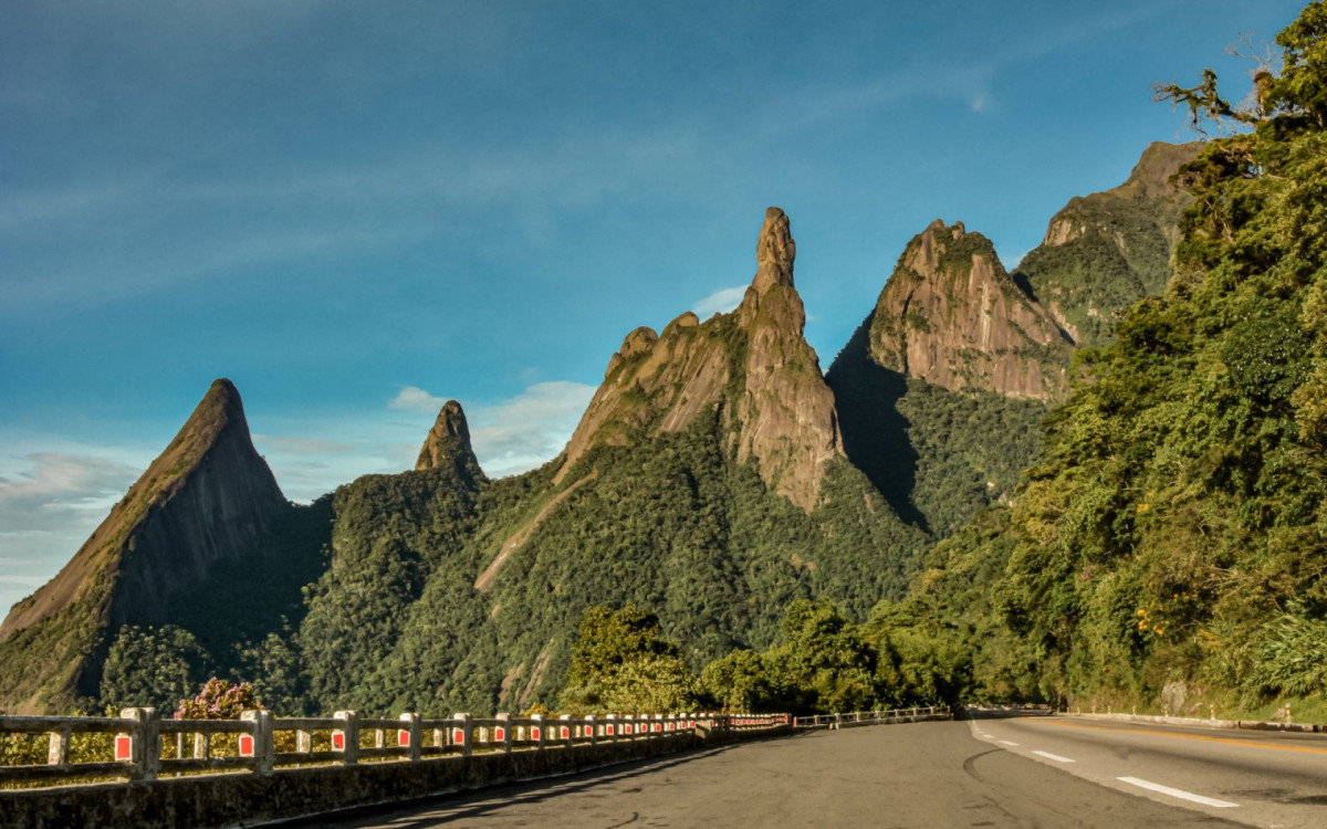 Vista do Dedo de Deus, em Guapimirim, a partir da Rodovia Rio-Teresópolis - Secom PMG - Imagem cedida ao DIA