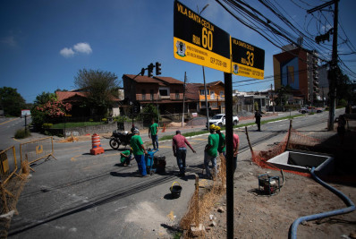 Obras da Rua 33 garantem modernização da tradicional área comercial