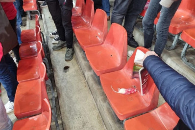 Na Bélgica, torcedores acusam rivais de arremessarem ratos mortos na arquibancada