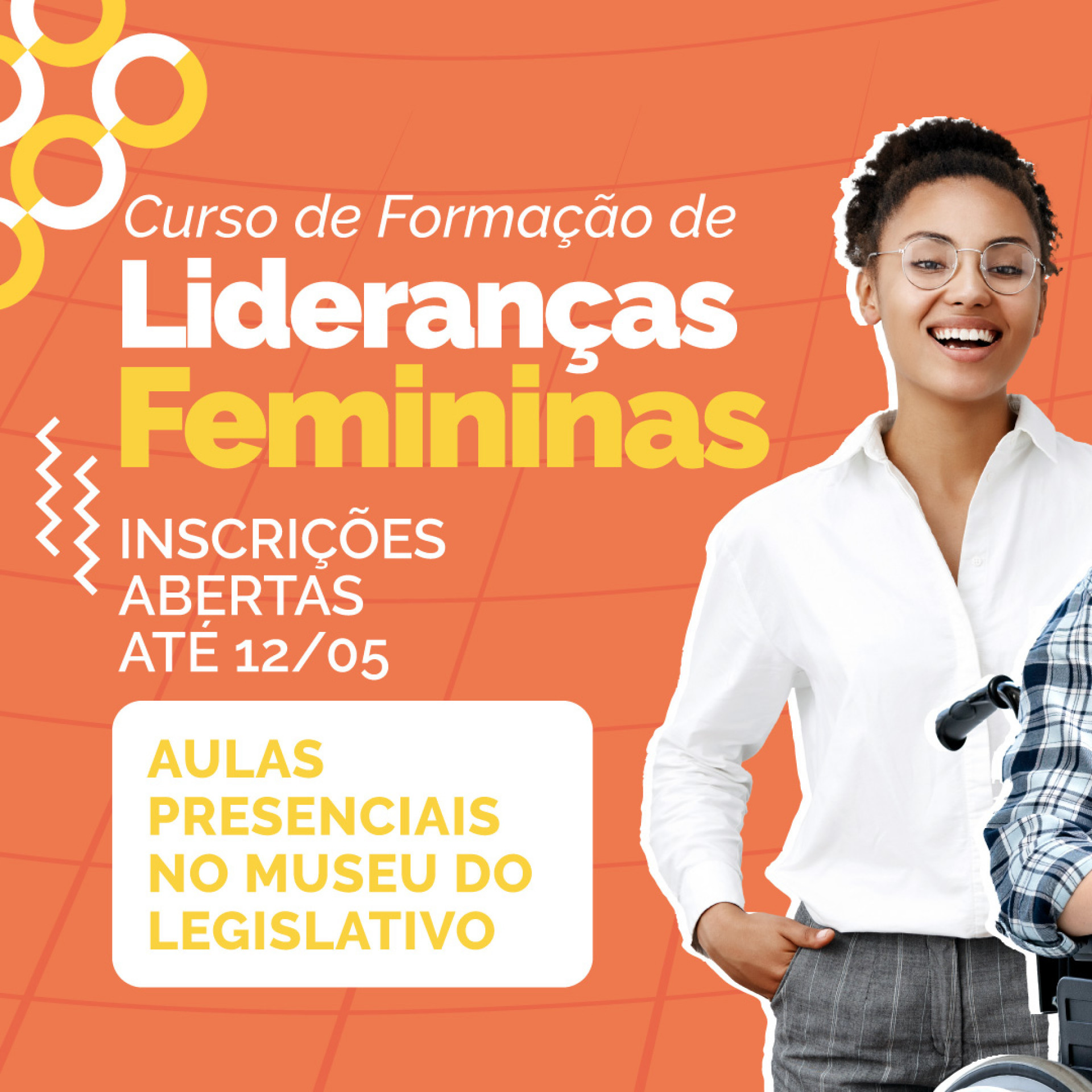 As inscrições podem ser feitas até o dia 12 de maio