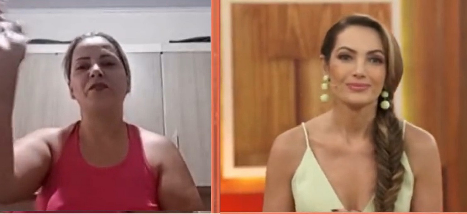 Patrícia Poeta enfrenta saia-justa no 'Encontro' - Reprodução de vídeo / TV Globo