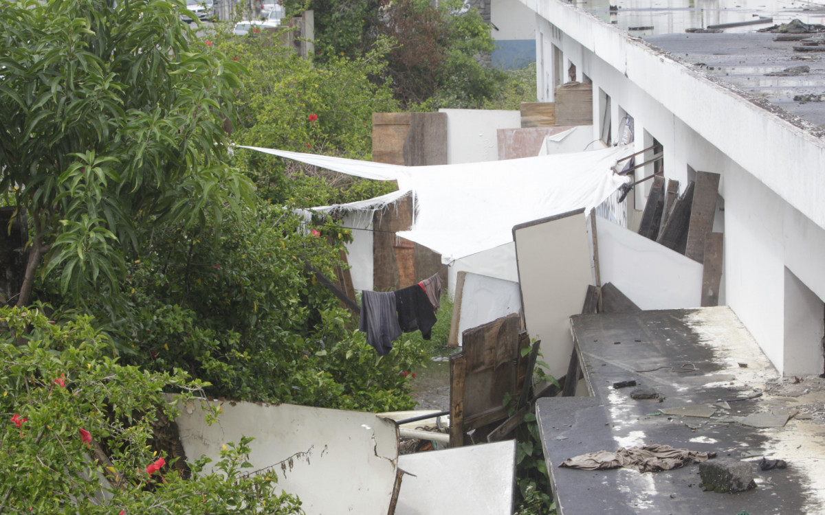 Instalações da antiga Universidade Gama Filho, na Piedade, nesta quarta-feira
