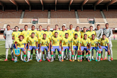 Matheus Nascimento marca, e Seleção Brasileira vence a República Dominicana no sub-20