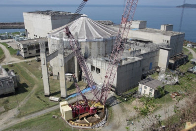 Prefeitura embarga obras da usina nuclear Angra 3