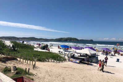 Sol volta a brilhar nesta quinta (20) pré-feriado em Cabo Frio