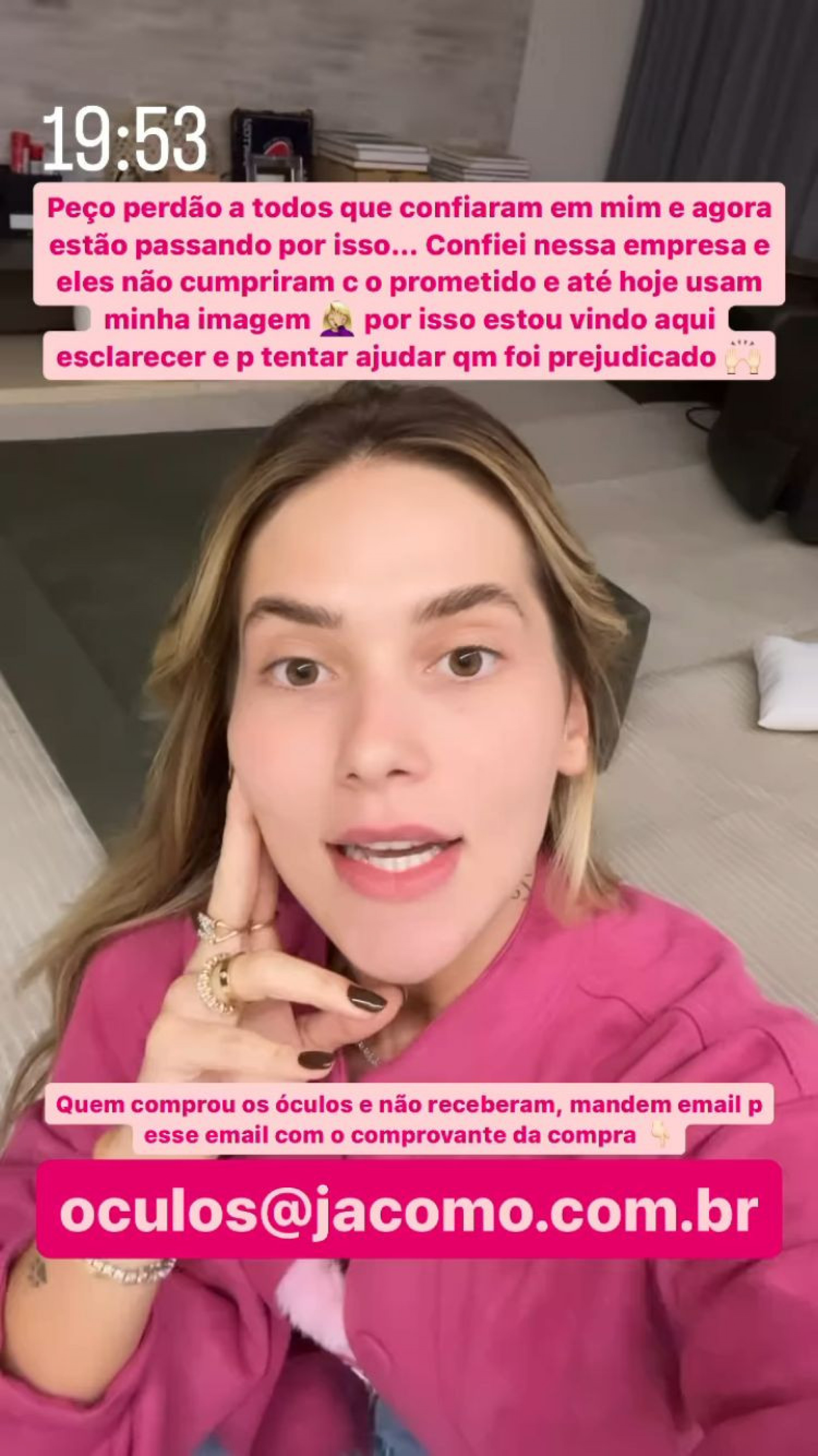 Virginia Fonseca se pronuncia sobre caso de propagandas enganosas de óculos solar - Reprodução / Instagram