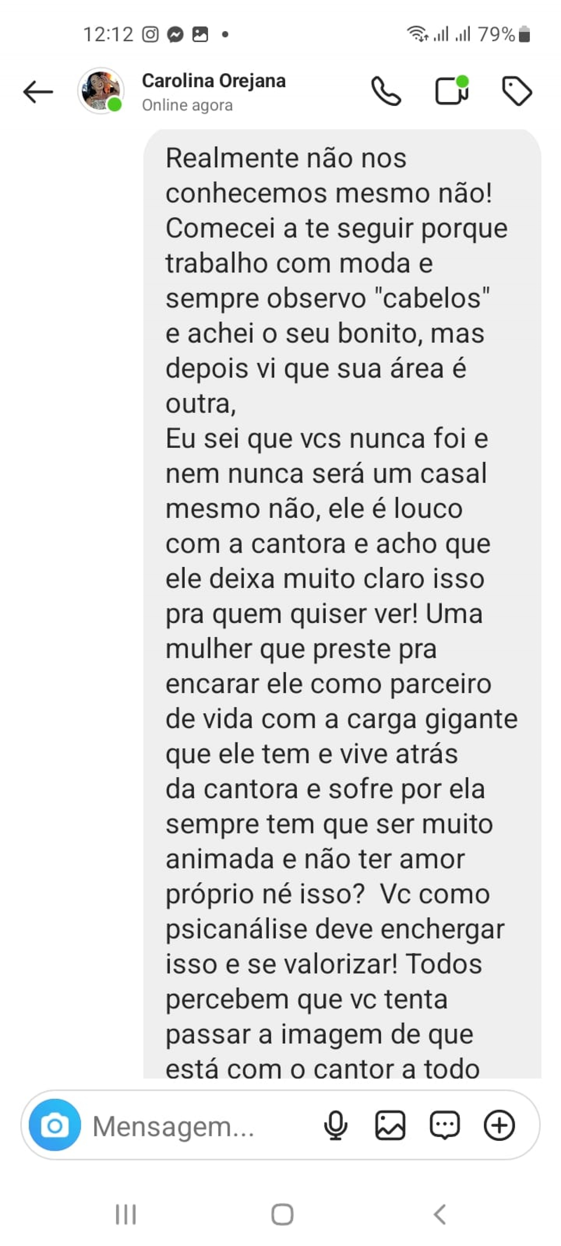 Suposto affair de Fernando Zor nega relação com o cantor - Foto reprodução internet