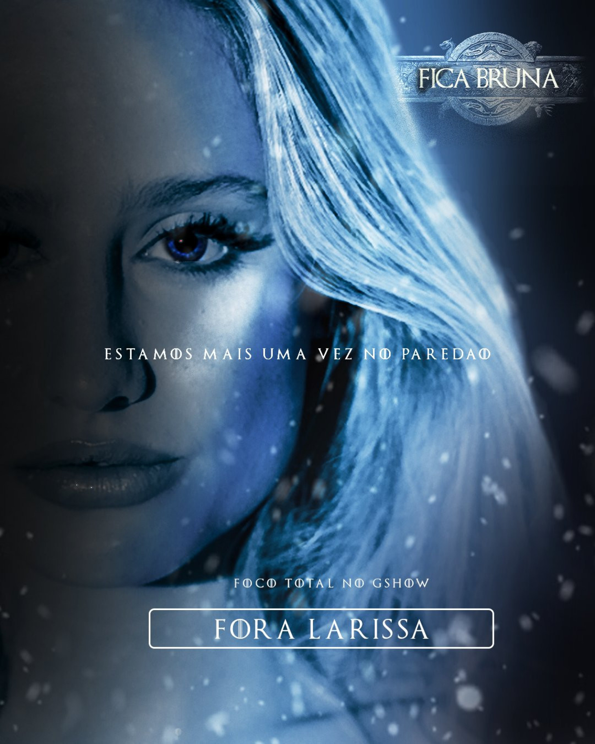 Administradores das redes sociais de Bruna Griphao protagonizam polêmica após declararem 'fora, Larissa' no último paredão do 'BBB 23' - Reprodução / Twitter