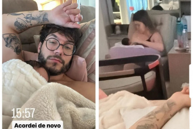Eliezer explica motivo de Viih Tube amamentar filha a cada três horas: 'Perdeu peso'