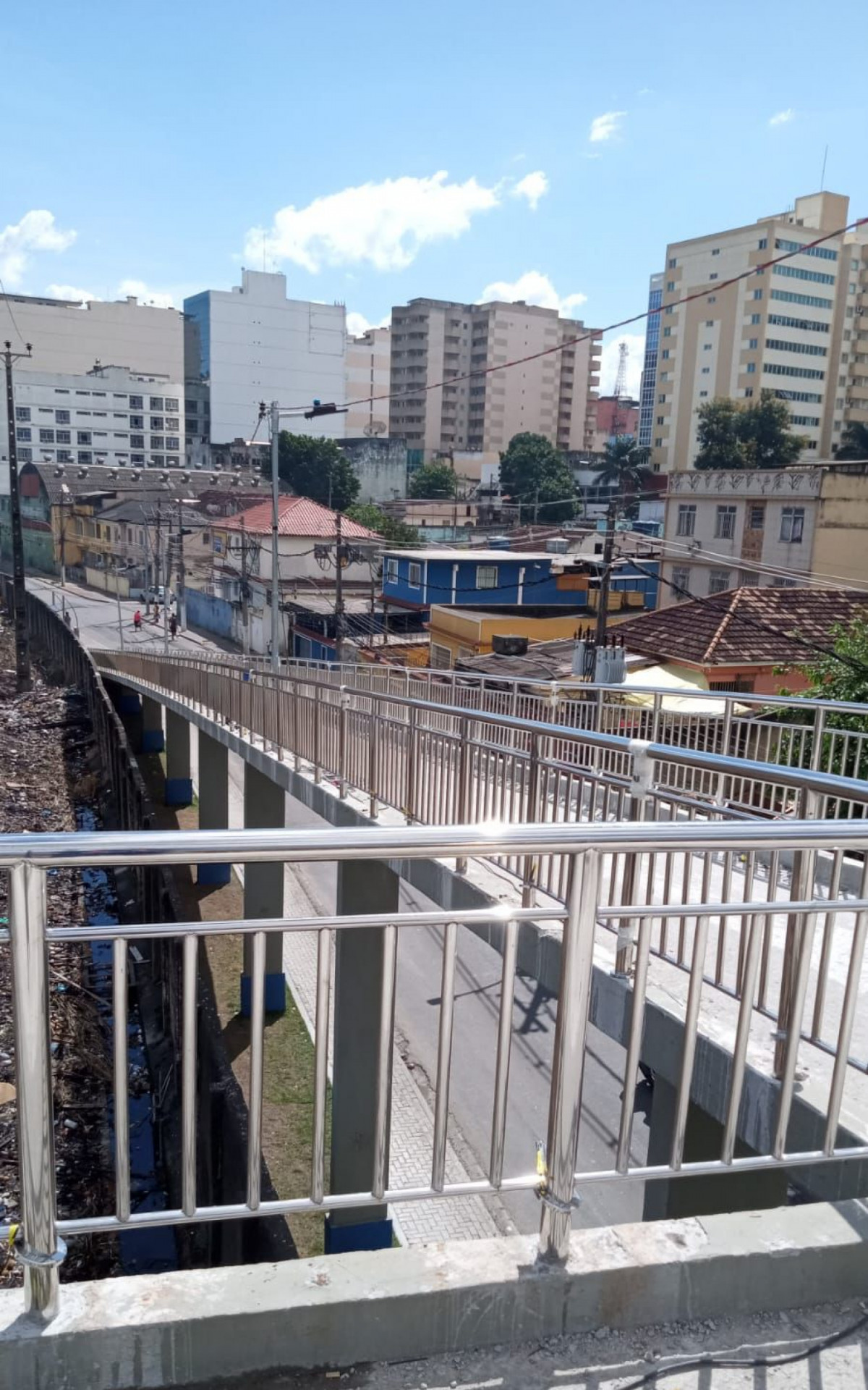Reforma da passarela do Hospital Infantil de Duque de Caxias - Divulga&ccedil;&atilde;o