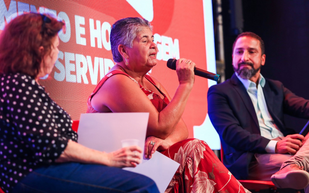 Janice Pacheco e Luvardina Gomes contaram um pouco de suas histórias na Saúde