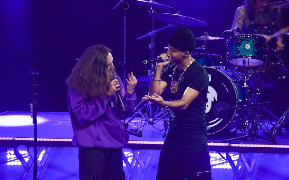 L7nnon participa da gravação do DVD de Vitor Kley