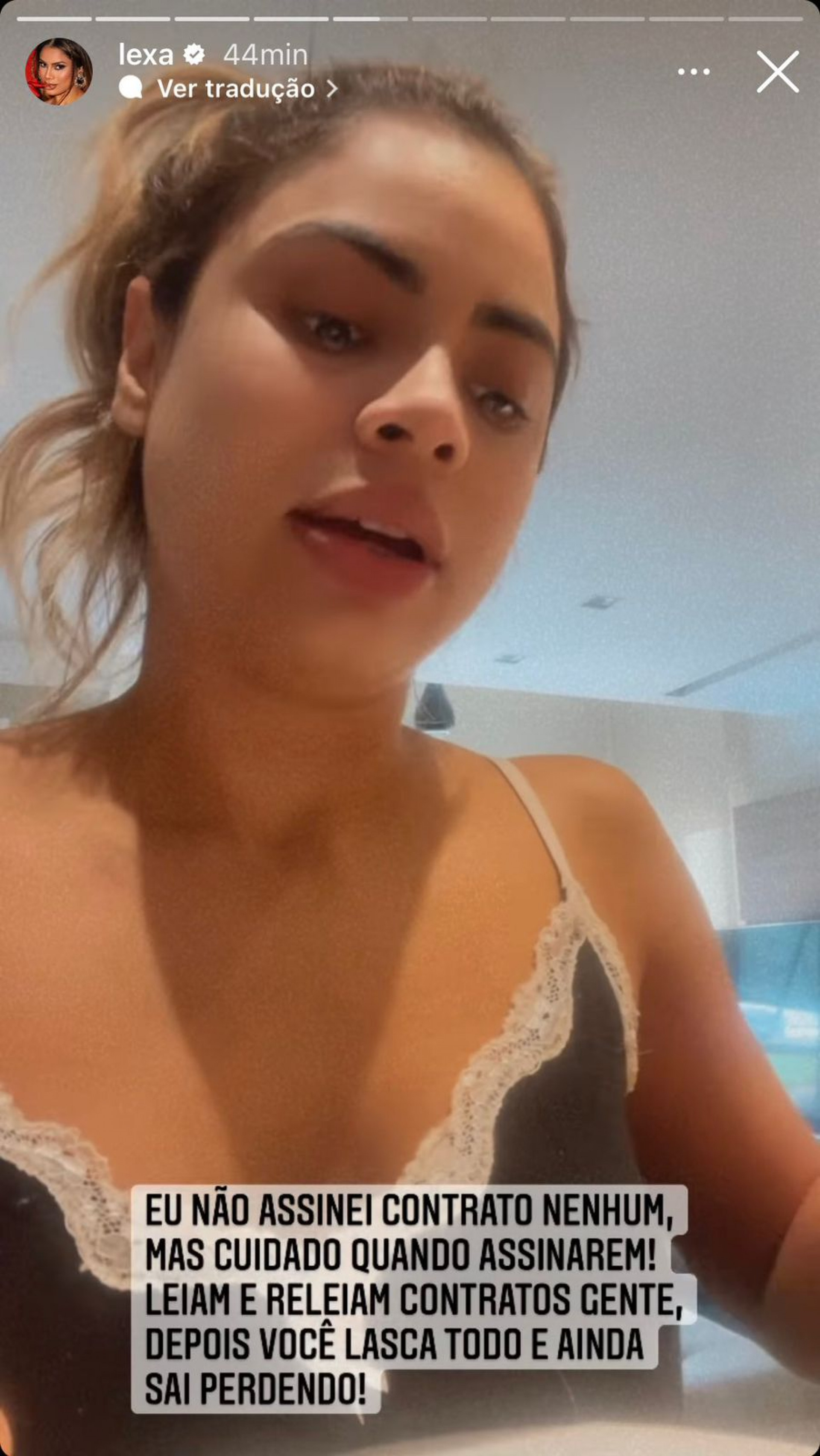 LExa apresenta nova mansão após noticia de despejo - Foto reprodução Internet