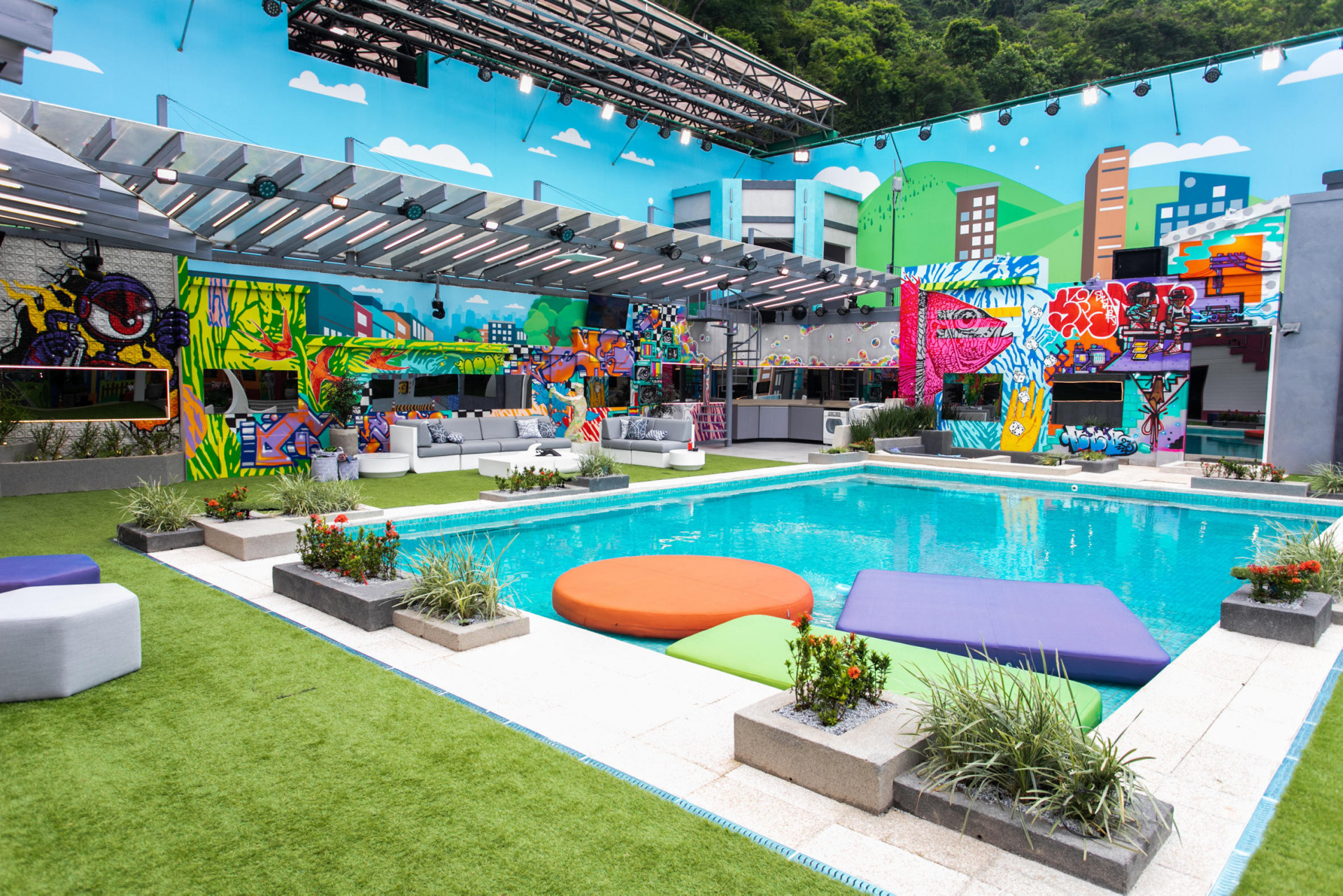 Detalhes da casa do 'BBB 23' - Globo/Reprodução