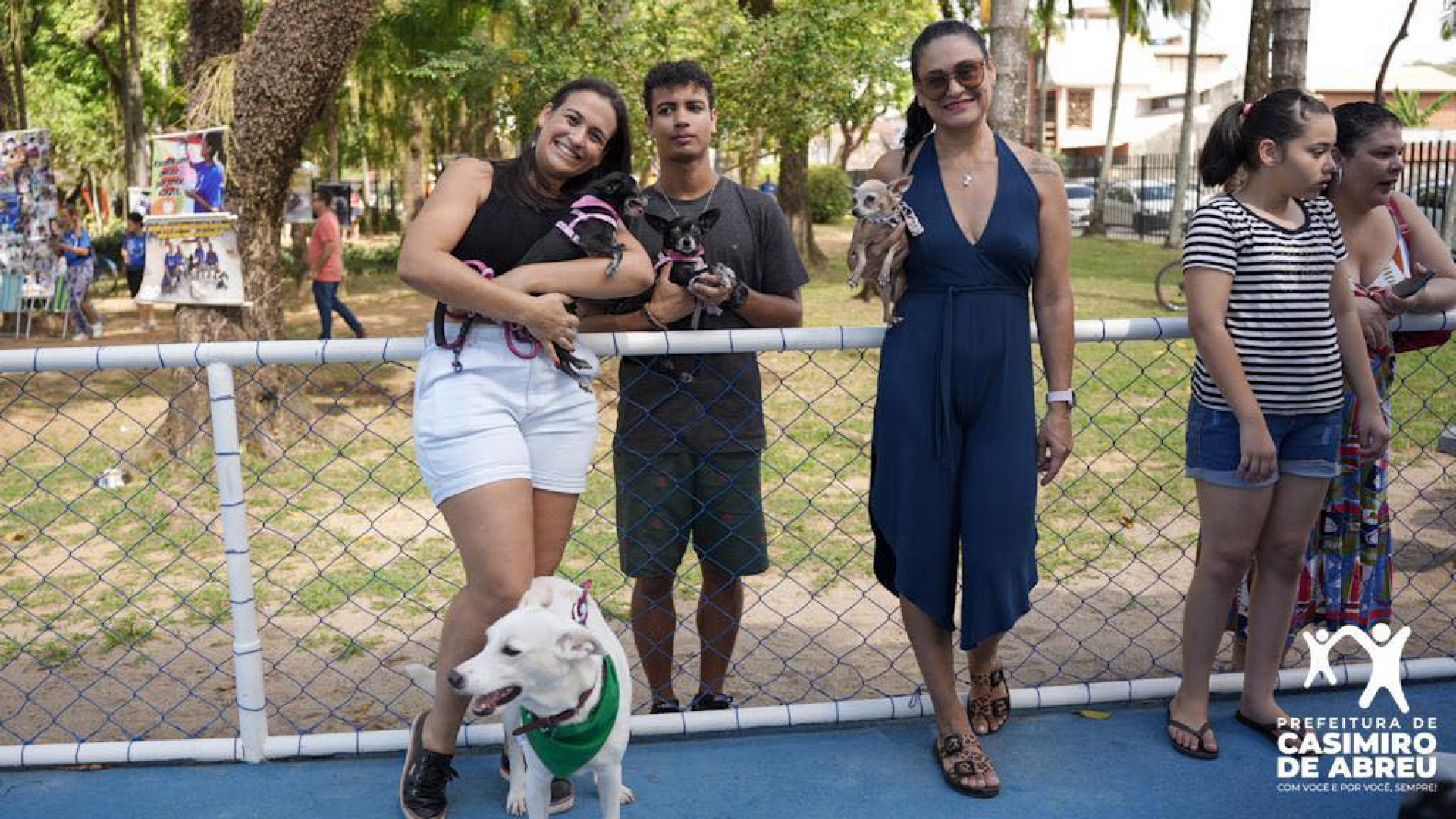 Playground para pets foi inaugurado em grande estilo, em Casimiro de Abreu - Divulgação/Jonathan Vidal