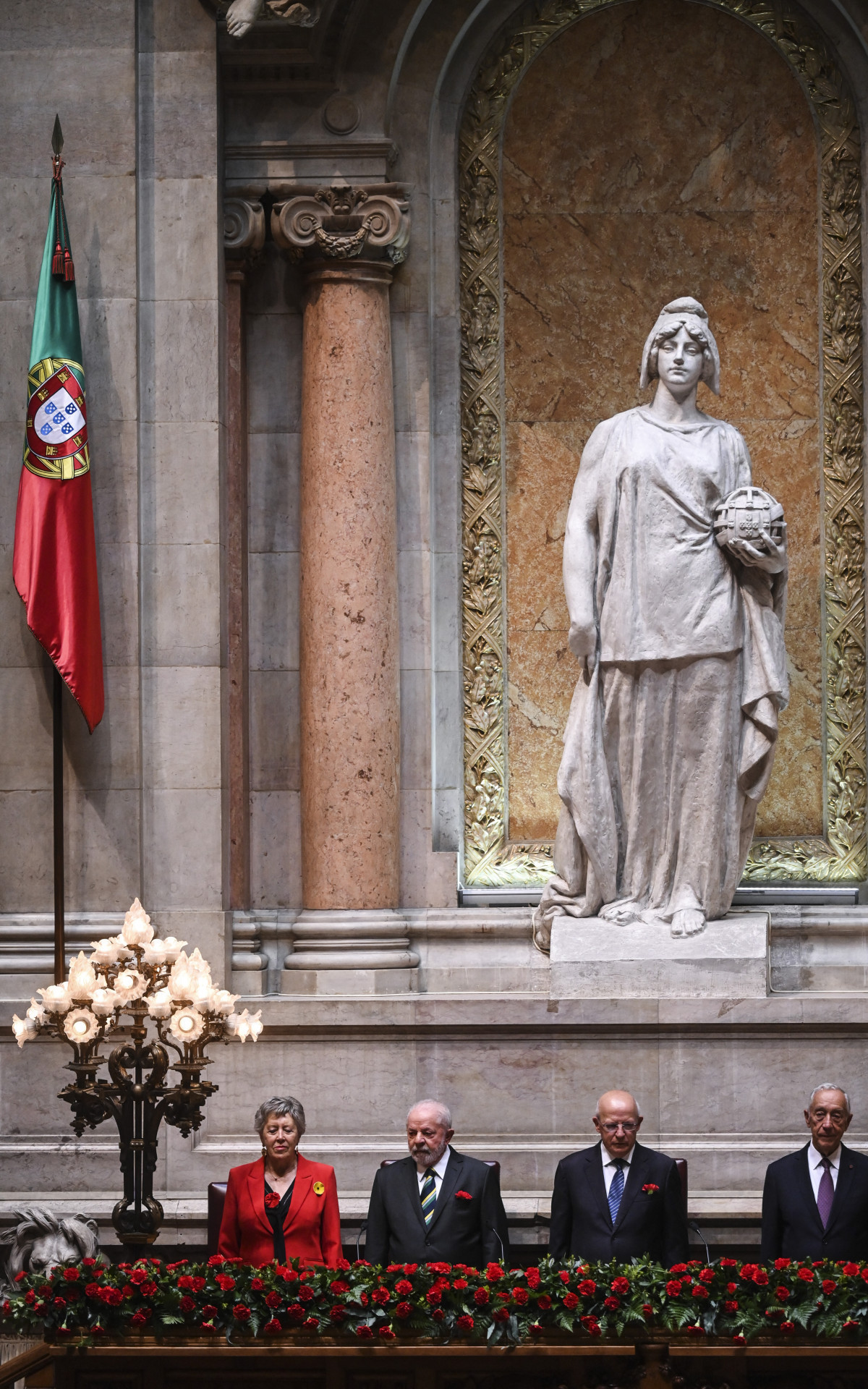 Presidente Lula discursou no parlamento de Portugal
 - AFP